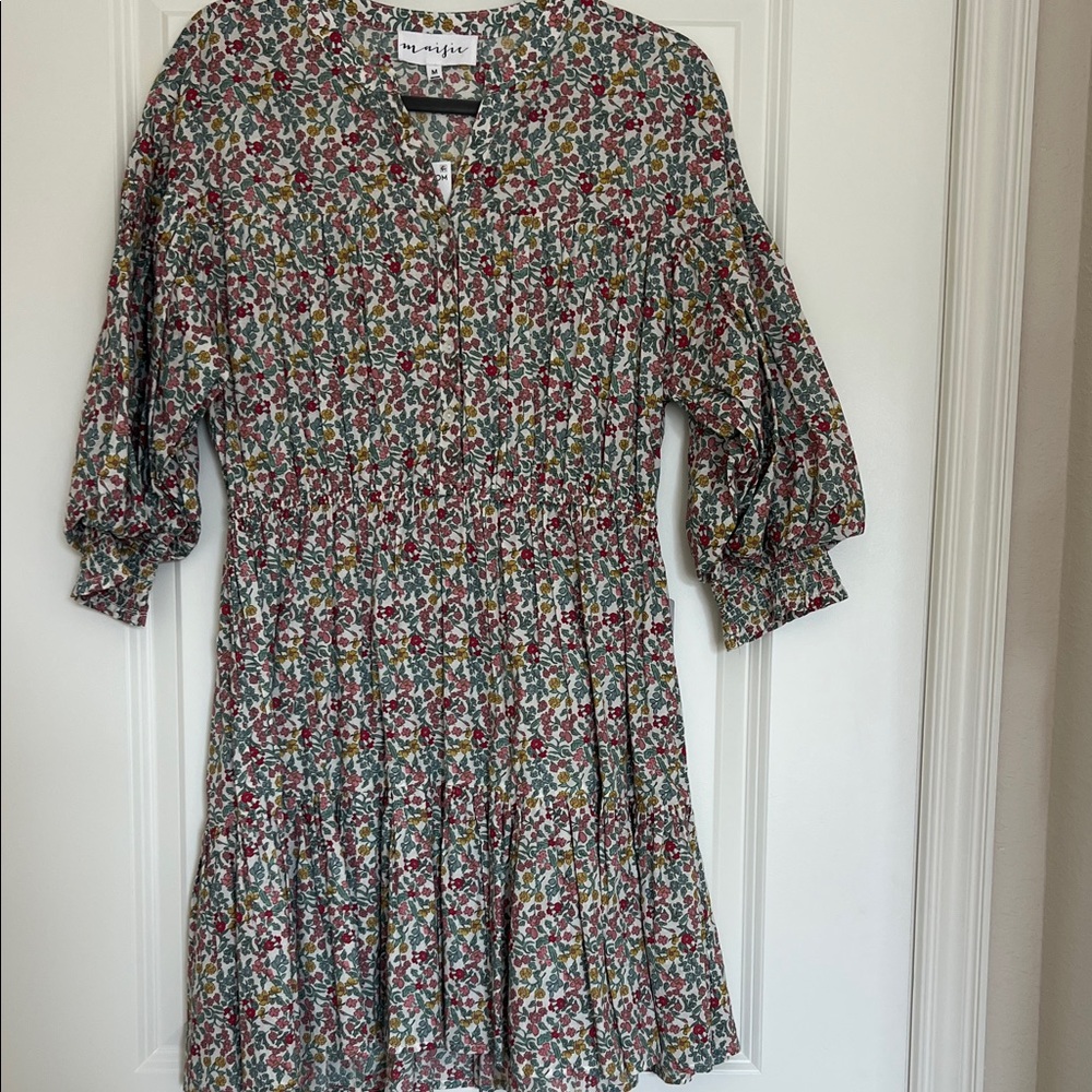 Maisie Floral Print Midi Dress
